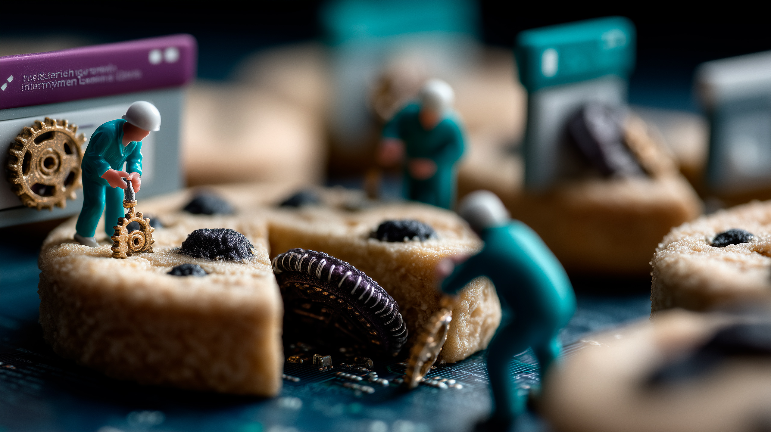 Concept van cookies in een computer