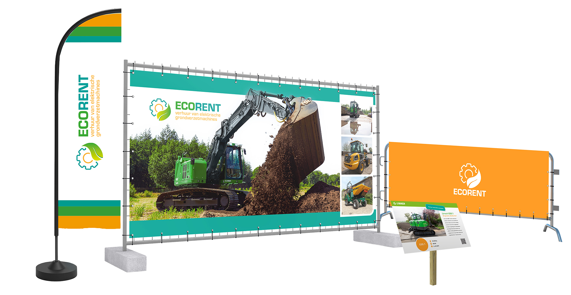 EcoRent beursstand uitingen